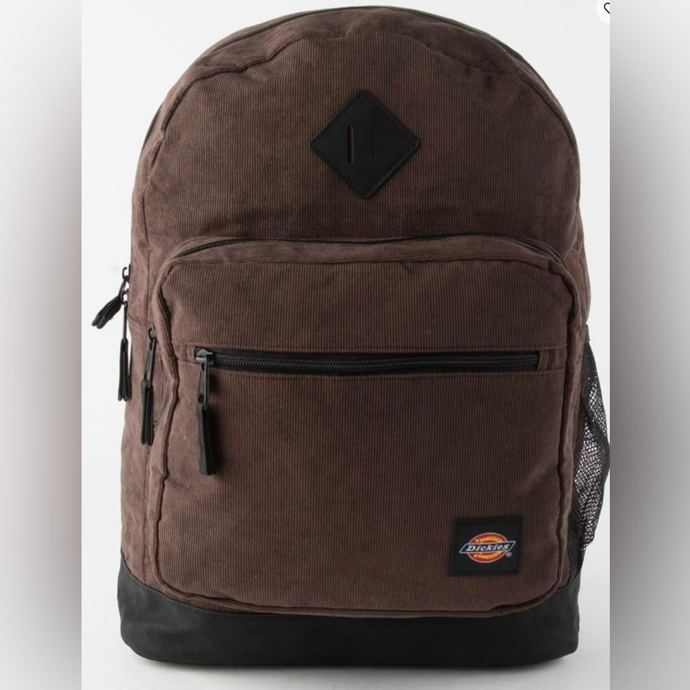 Dickies Signature Backpack. Brown Corduroy.